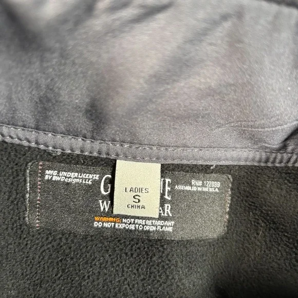 Harley Davidson Soft Shell Jacket Ladies Sz S Black Grey biker Staff Streetwear‎ - Picture 5 of 10